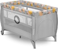 Lionelo Stefi Plus Pink Yellow - Travel Bed