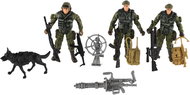 Teddies Soldiers with dog - Figure and Accessory Set