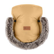 Petite&Mars Furry Elegant Caramel - Rukavice na kočárek