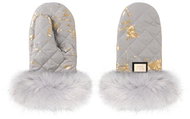 Bjällra of Sweden Rukavice Grey Golden - Pushchair Gloves