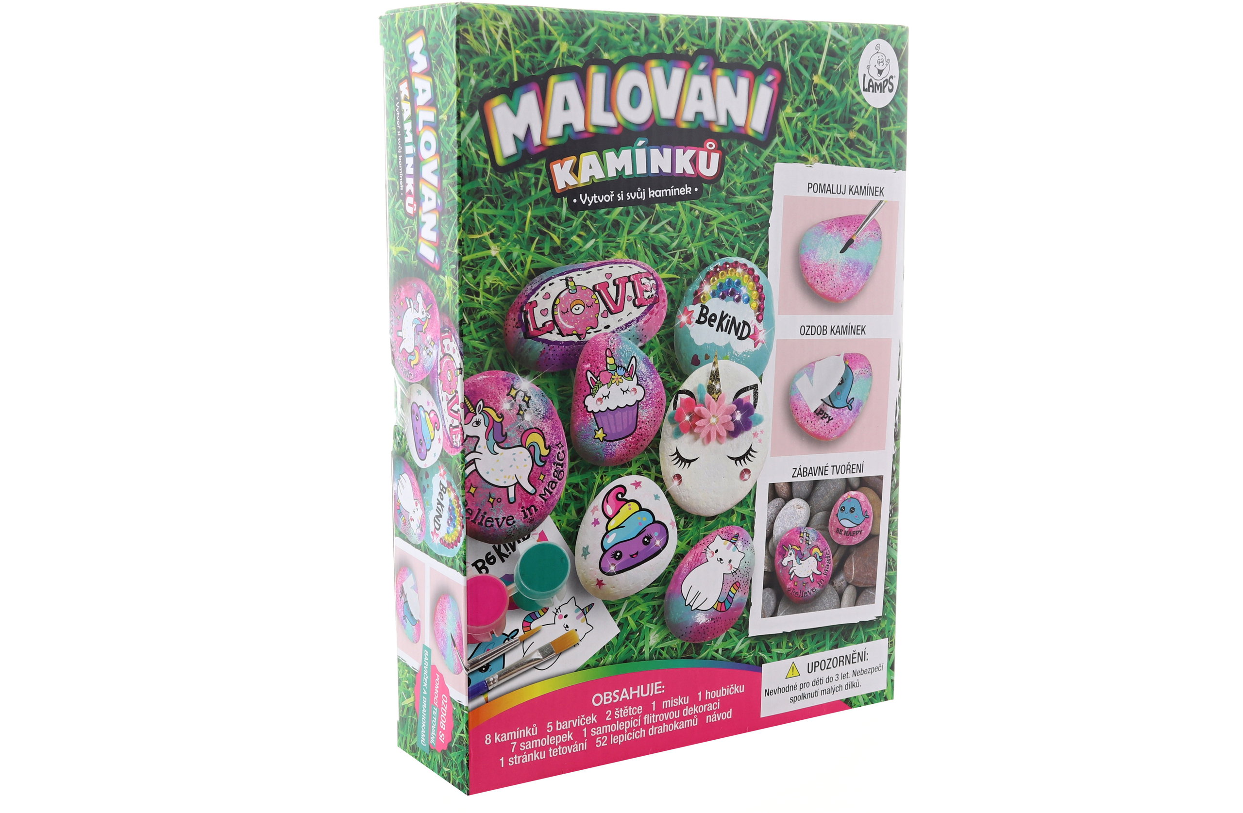 Lamps Kőfestés - drágakövekkel