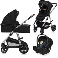 Lionelo Amber 3in1 Black Silver - Baby Buggy