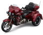 Maisto H-D Trikes 2021 CVO Tri Glide metal červený - Kovový model