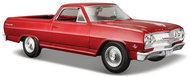 Maisto 1965 Chevrolet El Camino, metallic red - Metal Model