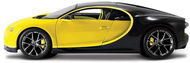 Maisto Bugatti Chiron, žluto-černá, Exotics - Kovový model