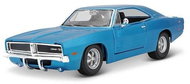Maisto 1969 Dodge Charger R/T, metal blue - Metal Model