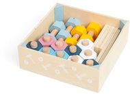Bigjigs Toys Přepravka matic a šroubů - Dětské nářadí