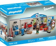 Playmobil 71620 Vespa Garage from the 1960s - Playmobil
