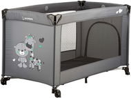 Bomimi Mondo giraffe&bear anthracite - Cestovní postýlka