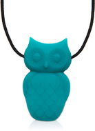 Jellystone Designs Upokojujúci prívesok Sovička tyrkysový - Hryzátko