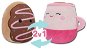 Squishmallows 2 v 1 donut Deja a latte Emery - Plyšová hračka