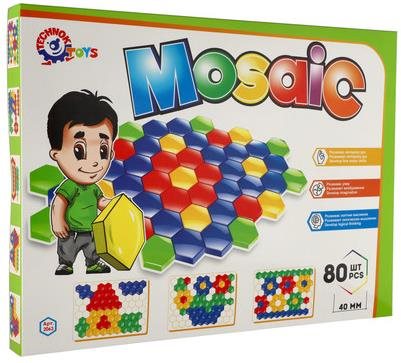 Mackó mozaik a kicsiknek, sima sapkával 4 cm, 80 darab