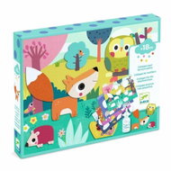 Djeco První koláž pro nejmenší Zvířátka - Craft for Kids