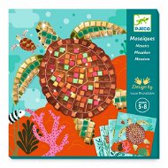 Toy Jigsaw Puzzle Djeco Metalická mozaika Karibik - Mozaika pro děti