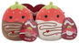 Squishmallows 1+1 csokoládés eper, Scarlet - Plüss