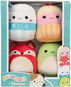 Squishmallows Micromallows 4Pack Liška, Želva, Mlíčko, Dortík - Plyšák