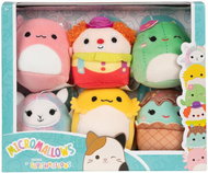 Squishmallows Micromallows 6Pack Axolotl, Clown, Lamo-pegakorn, Cactus, Agama, Cupcake - Soft Toy