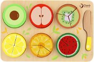 Teddies Doskové krájacie ovocie na zlomky - Potraviny do detskej kuchynky