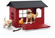Schleich Doghouse with Golden Retriever 42722 - Figure and Accessory Set