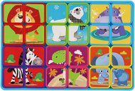 Teddies Magnetické deskové puzzle Zvířata - Jigsaw