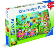 Ravensburger 120041306 Insect Friends 3 × 49 pieces - Jigsaw Puzzle