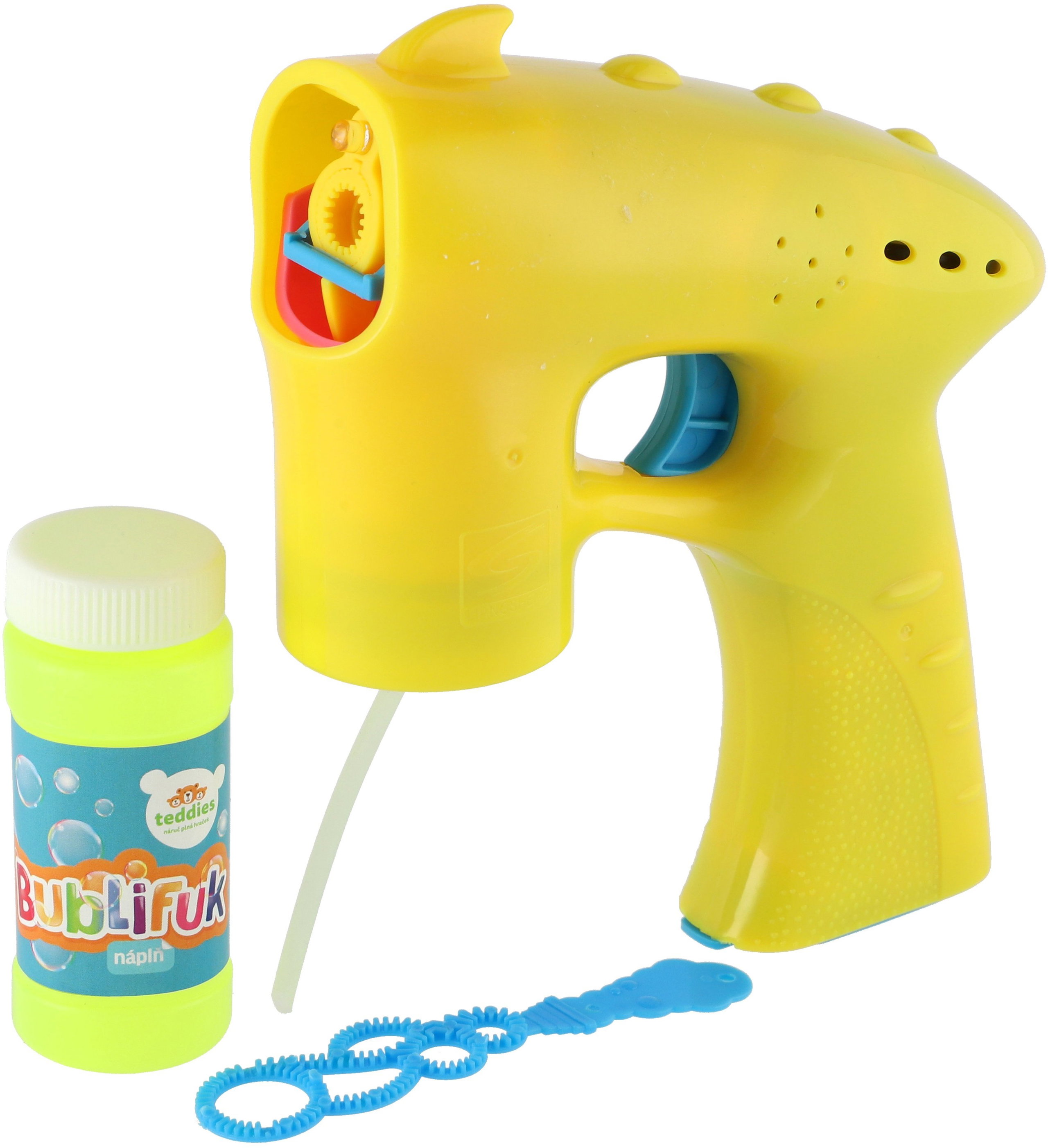 Teddies buborékfújó pisztoly, sárga