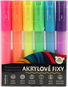 Teddies Fixy akrylové fluorescentní 6 ks - Fixy