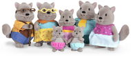 Li'l Woodzeez Rodina veverek s prarodiči Bustleberry - Figurky