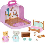Li'l Woodzeez Sada v kufříku Ložnice - Set figurek a příslušenství