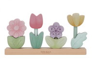 Sort and Stack Tower Little Dutch Fairy Garden Folding Flowers - Navlékací kroužky