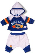 BABY born Sweatshirt blue, 43 cm - Toy Doll Dress