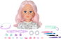 BABY born Kreativní česací hlava - Česací hlava