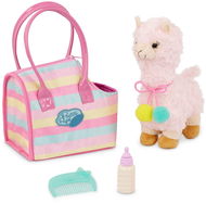 Plyšák Lama v kabelce Sparkly Stripes Bag - Plyšák