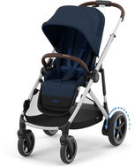 Cybex eGazelle S SLV Ocean Blue/navy blue - Kočárek