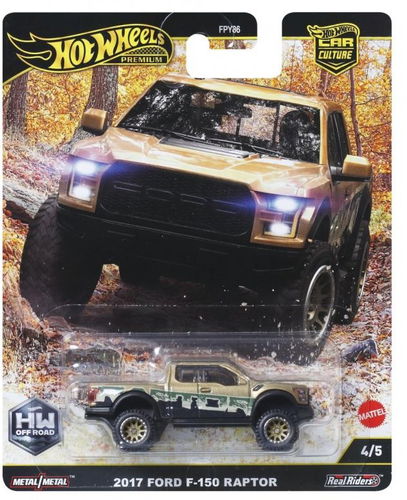 Hot Wheels Premium Culture Car, 17 Ford F150 Raptor - Hot Wheels - Fő fotó