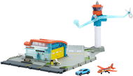 Spielzeug-Garage Matchbox Airport mit Engländer und Flugzeug - Garáž pro děti