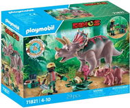 Playmobil 71821 Triceratops s mládětem - Set figurek a příslušenství