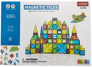Alltoys Magnetická stavebnica 115 ks - Stavebnica