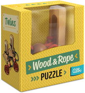 Wood & Rope puzzle - Twins - Hlavolam