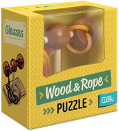 Wood & Rope puzzle - Glasses - Hlavolam