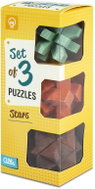 Set of 3 Puzzles - Stars - Brain Teaser