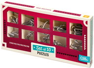 Set of 10 Puzzles - Red Edition - Brain Teaser