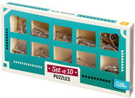 Set of 10 Puzzles - Blue Edition - Brain Teaser