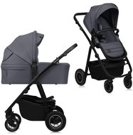 Lionelo Amber Plus 2in1 Grey Graphite - Baby Buggy