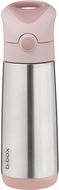 B.Box Termoska na pití s brčkem 500 ml blush crush - Dětská termoska