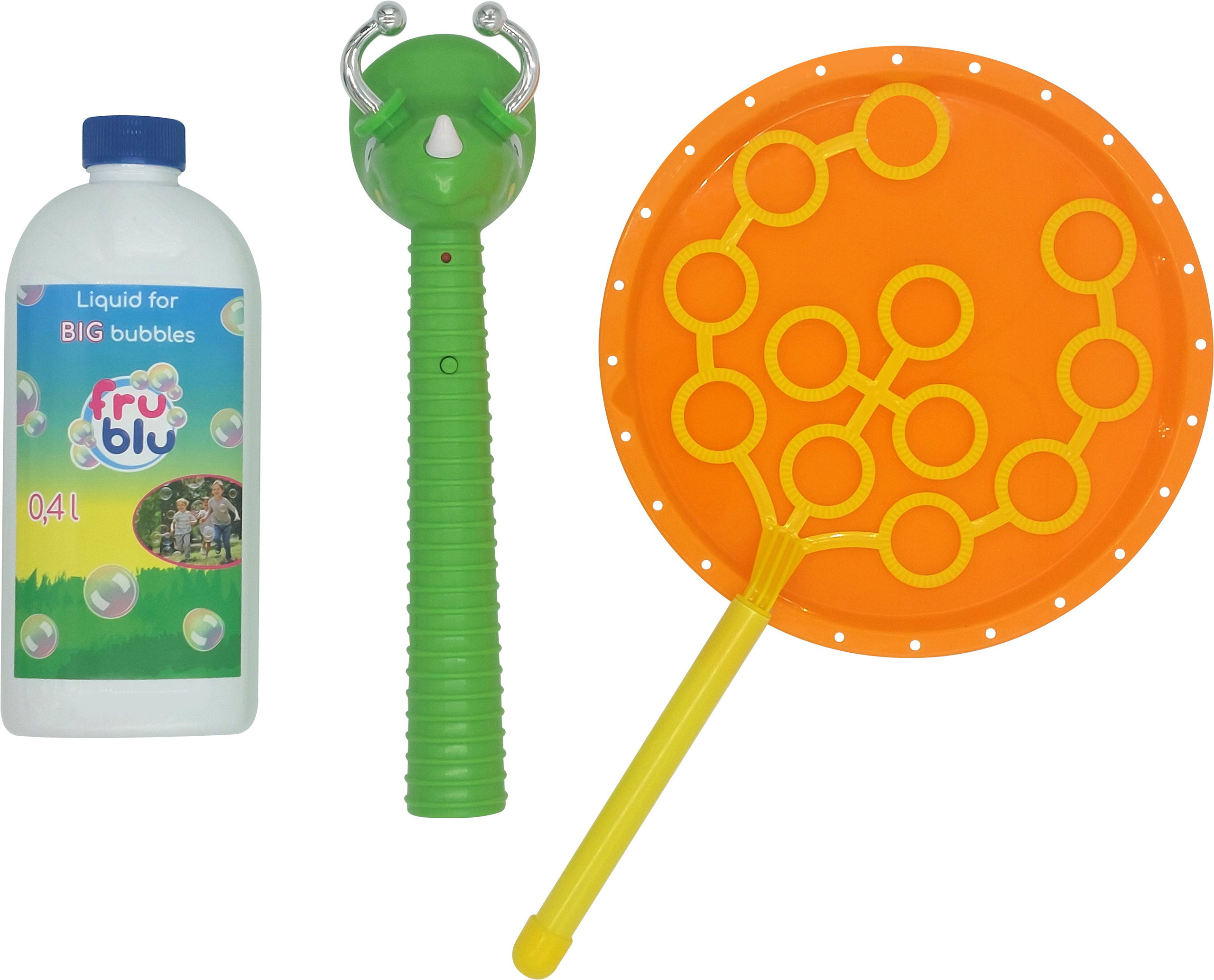 TM Toys Fru Blu Dínós buborékfogó készlet + 0,4 l utántöltő