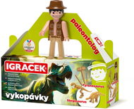 Efko Igráček Paleontologist with Tyrannosaurus and Stegosaurus dinosaur excavations - Kísérletezős játék