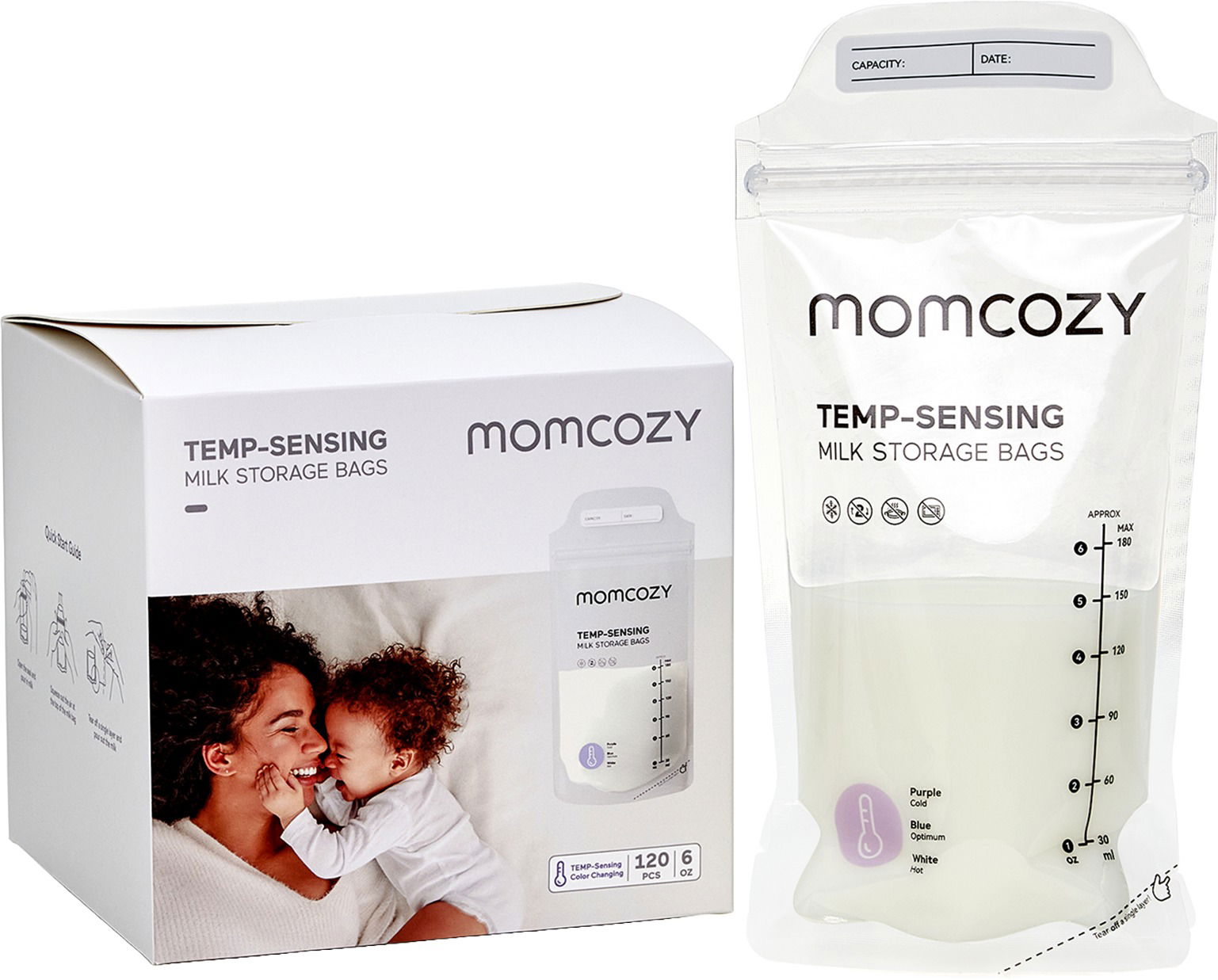 Momcozy Breastmilk Bag 120 ks