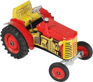 Kovap Zetor tractor on key red - Fém makett