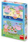 Dino Peppa Wutz: Im Urlaub 2 × 48 Stück - Puzzle